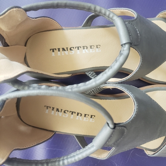 Grey wedge sandals - Picture 6 of 7